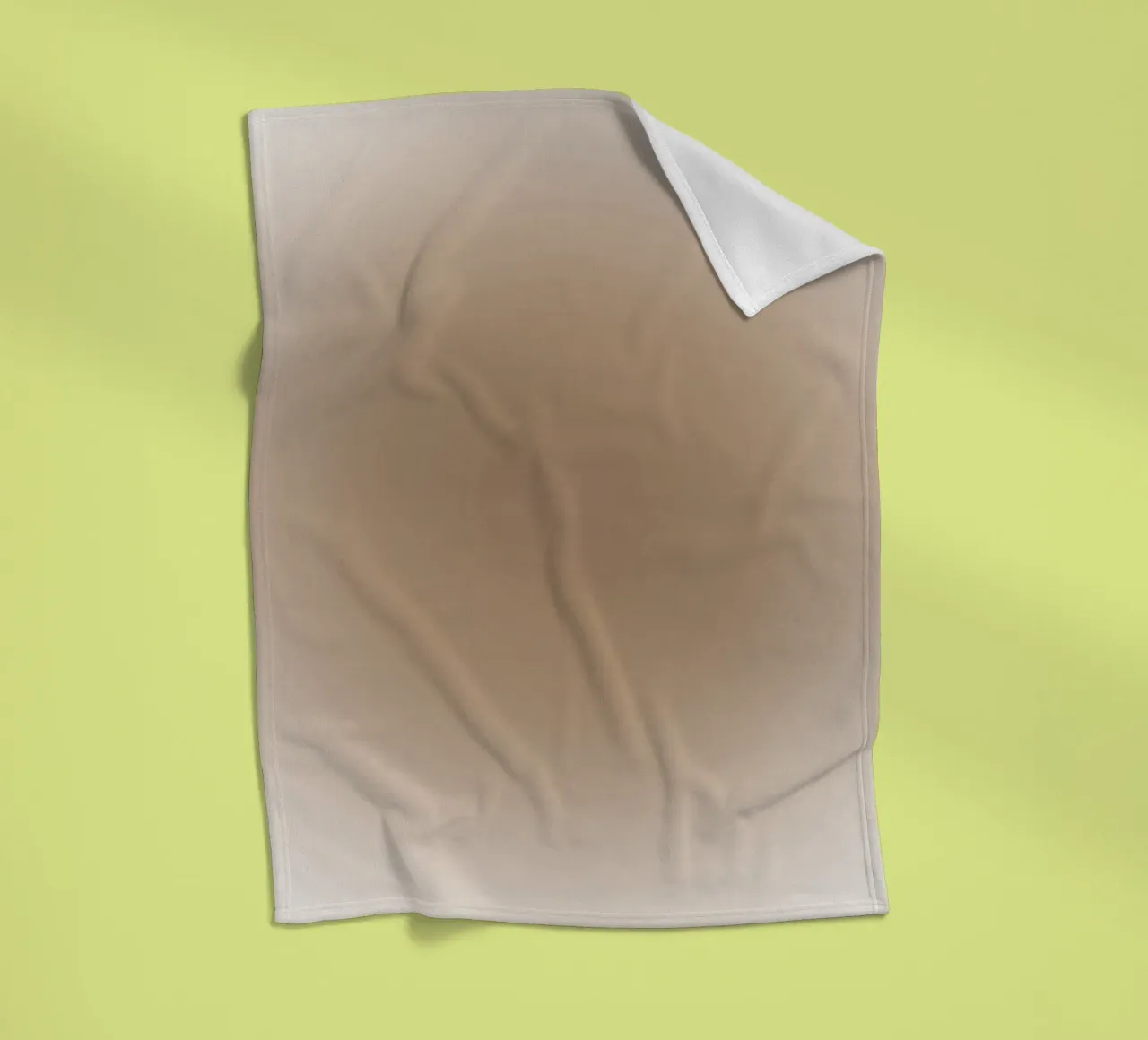 Aardetinten met kleurverloop - Serene minimalistische abstracte print fleecedeken van NorwesClub