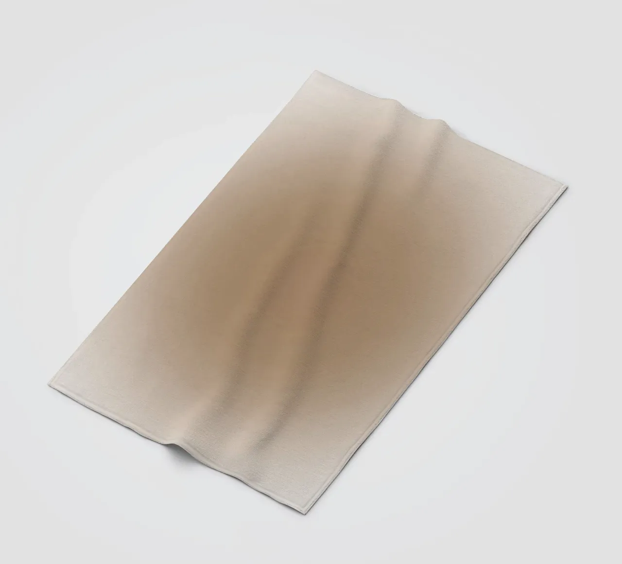 Aardetinten met kleurverloop - Serene minimalistische abstracte print fleecedeken van NorwesClub