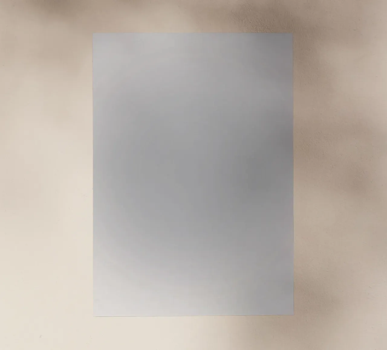 Soft Grey Gradient - Calming Minimalist Abstract Print backlit film by NorwesClub