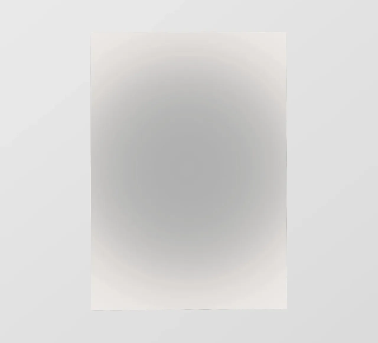 Zacht grijs verloop - Kalmerende minimalistische abstracte print pvc-zeil van NorwesClub