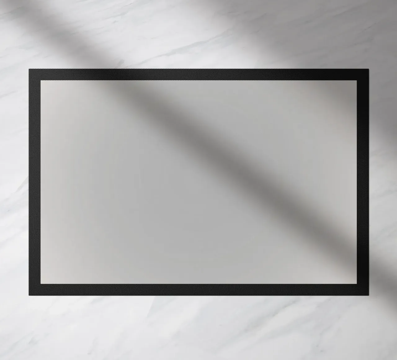 Soft Grey Gradient - Calming Minimalist Abstract Print doormat by NorwesClub