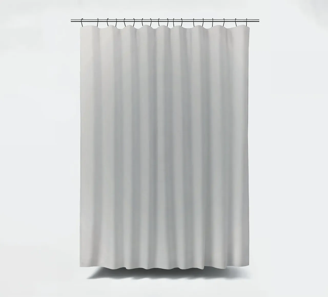 Grigio morbido sfumato - Stampa astratta minimalista e rilassante tenda da doccia da NorwesClub