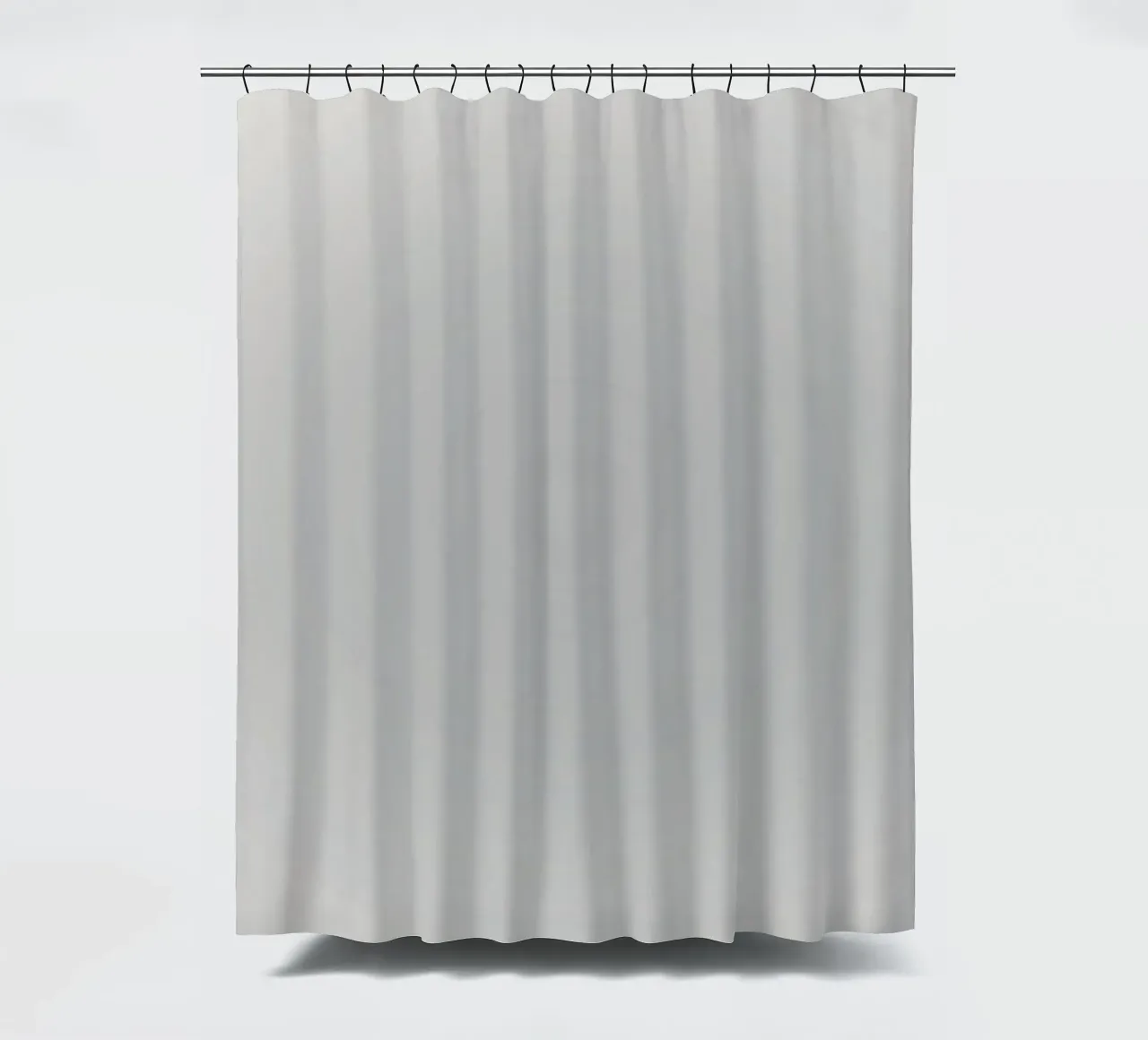 Zacht grijs verloop - Kalmerende minimalistische abstracte print douchegordijn van NorwesClub
