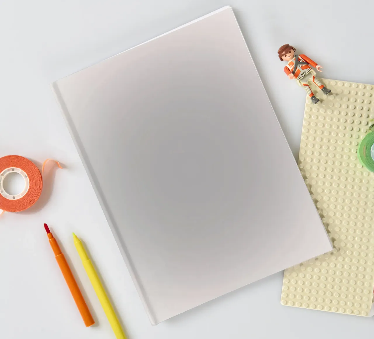 Soft Grey Gradient - Calming Minimalist Abstract Print notebook by NorwesClub