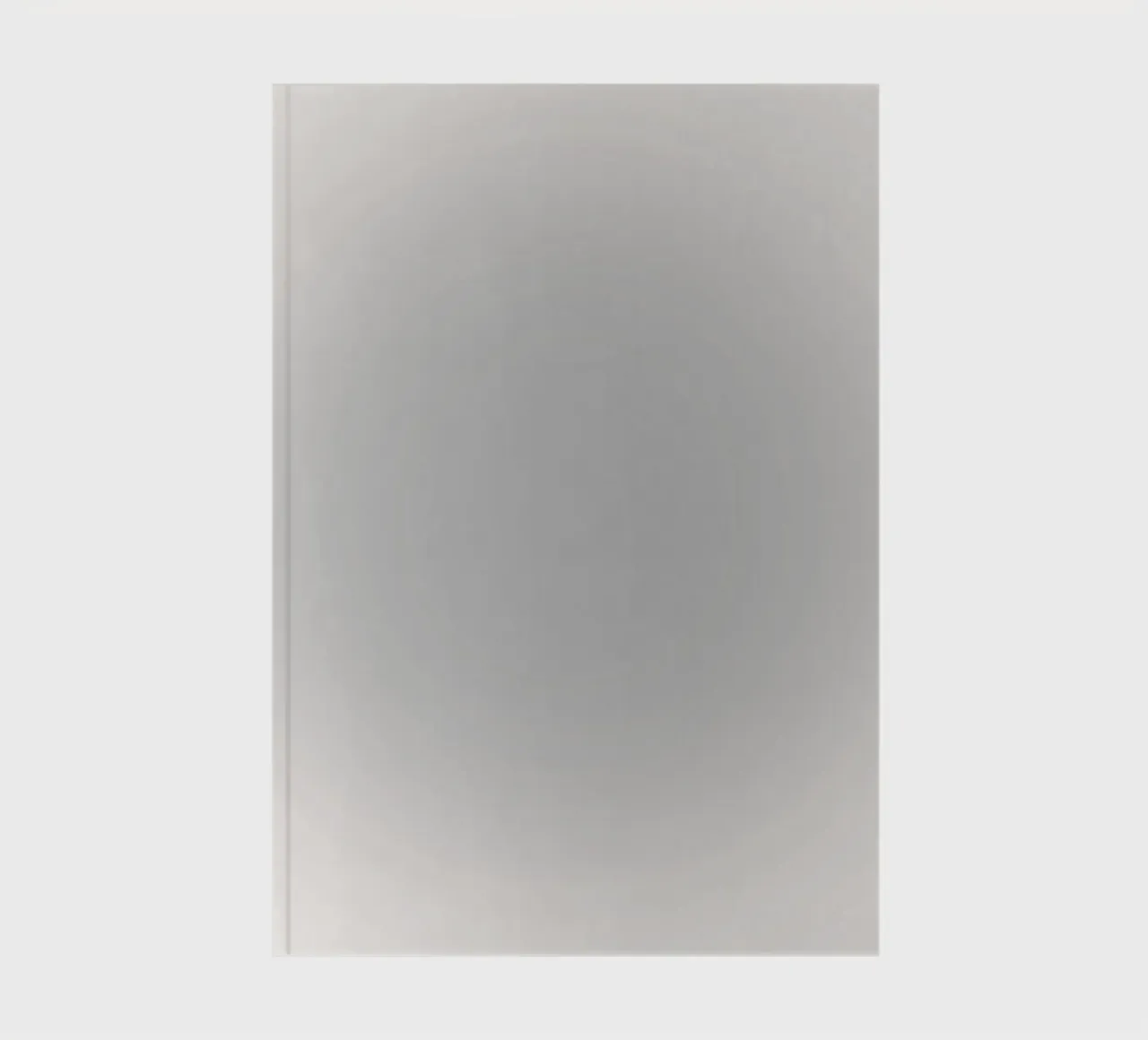 Soft Grey Gradient - Calming Minimalist Abstract Print notebook by NorwesClub