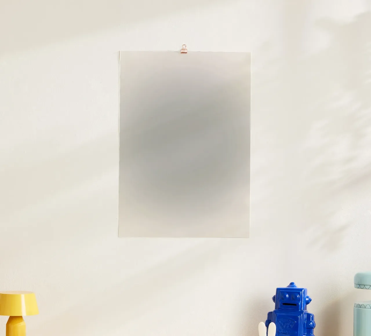 Soft Grey Gradient - Calming Minimalist Abstract Print hahnemühle by NorwesClub