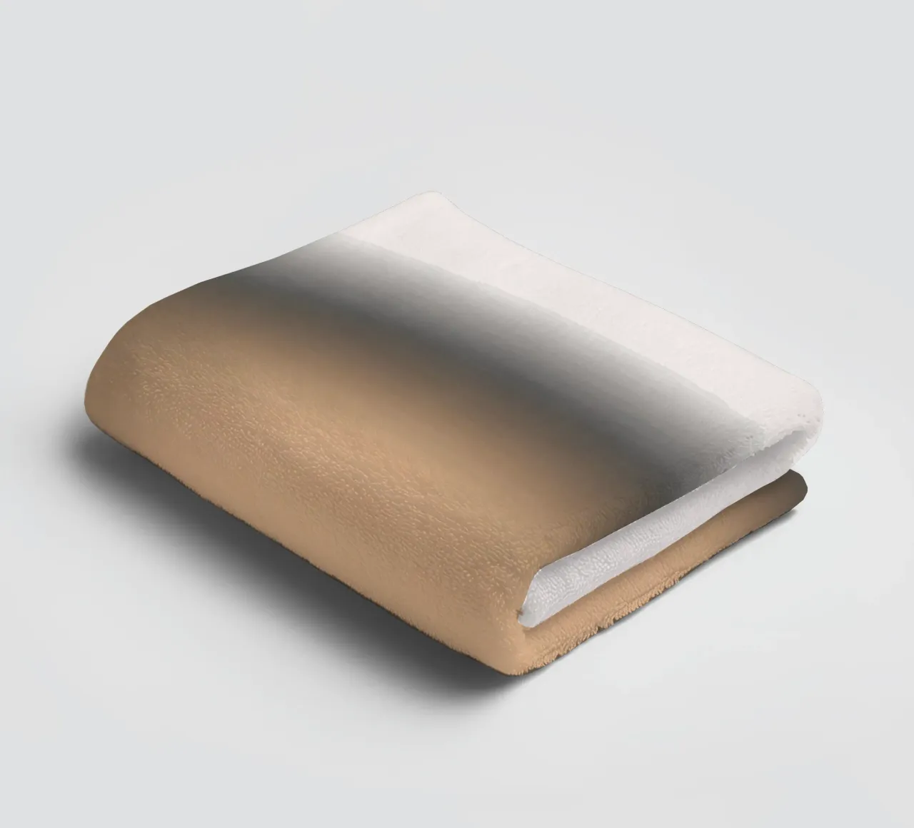 Warm Peach Orb - Abstract Minimalist Gradient Print towel by NorwesClub