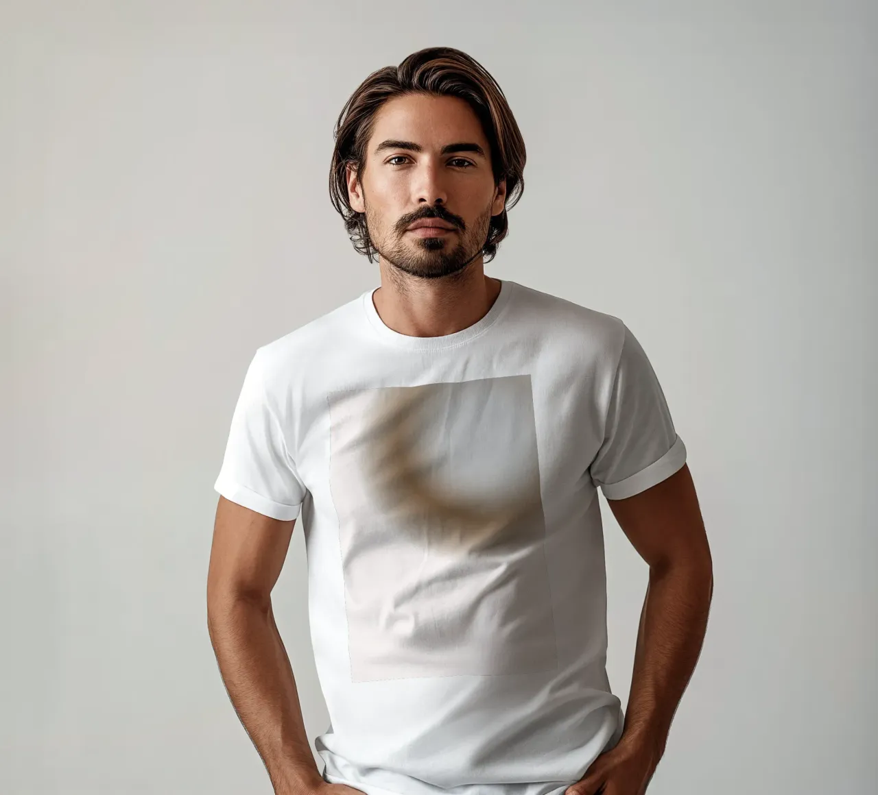 Orbita grigia muta - Stampa astratta minimalista a gradiente t-shirt da NorwesClub