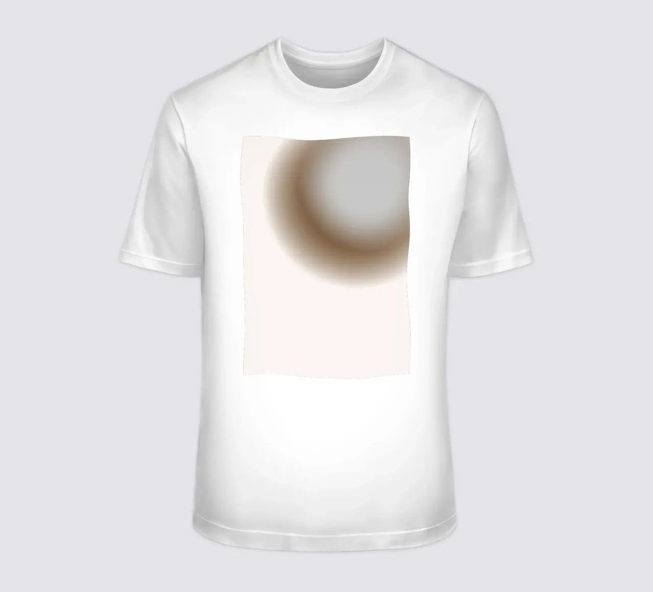 Orbita grigia muta - Stampa astratta minimalista a gradiente t-shirt da NorwesClub