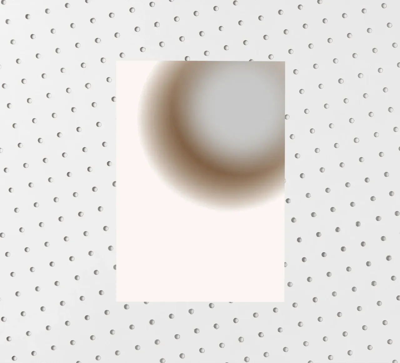 Muted Grey Orb - Abstract Minimalist Gradient Print sticker by NorwesClub