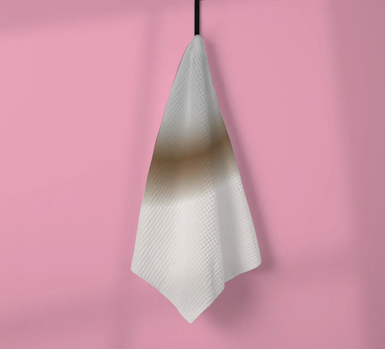 Muted Grey Orb - Abstract Minimalist Gradient Print tea towel by NorwesClub