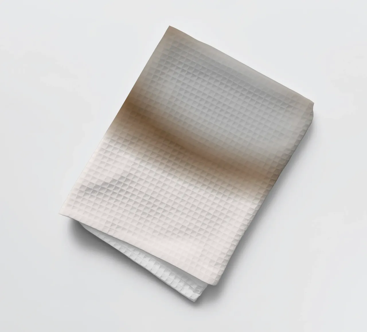 Muted Grey Orb - Abstract Minimalist Gradient Print tea towel by NorwesClub