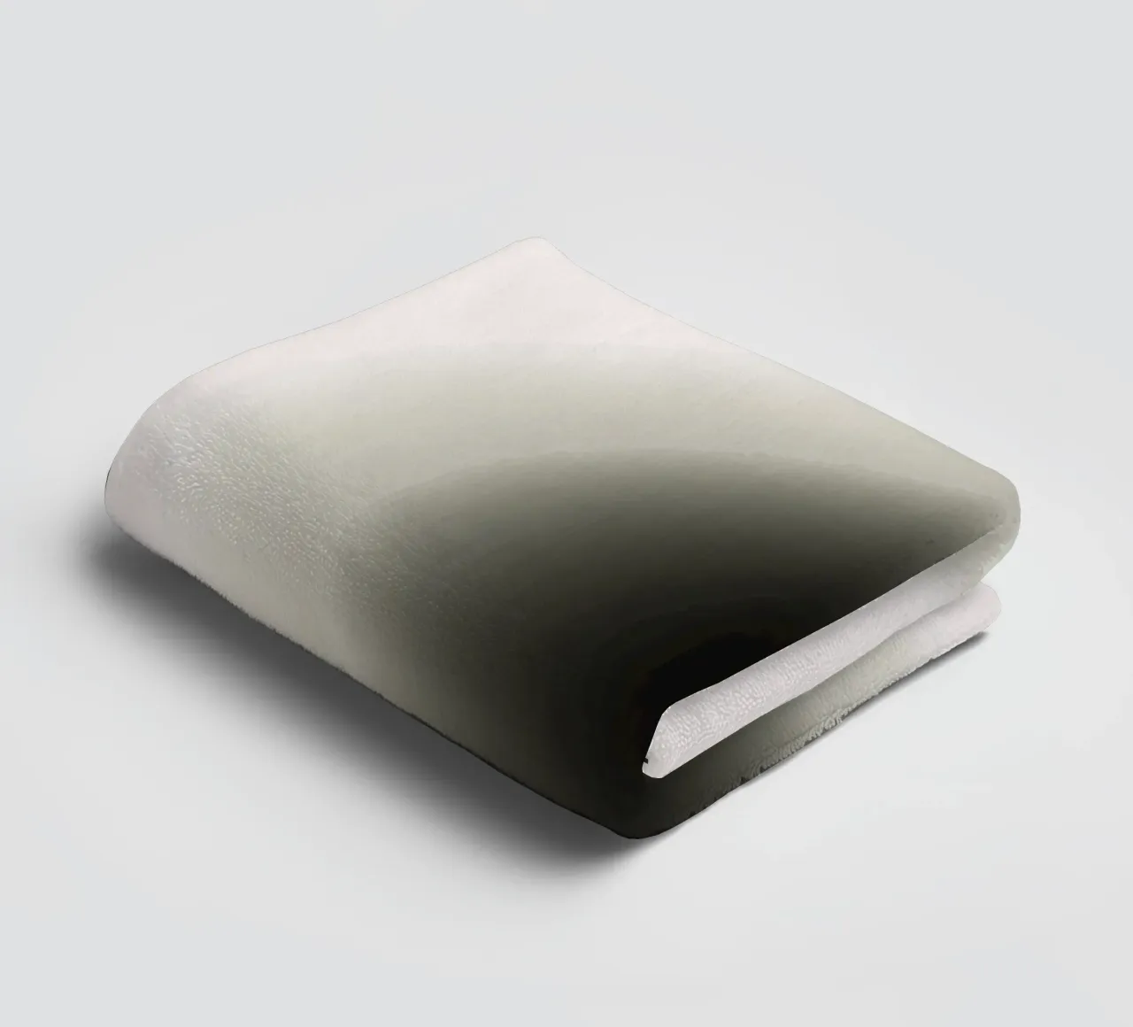 Deep Black Orb - Minimalist Abstract Gradient Print towel by NorwesClub