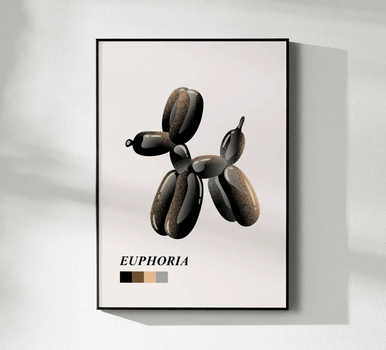 Cane con palloncino "Euphoria" - Stampa pop art moderna plexiglass da NorwesClub