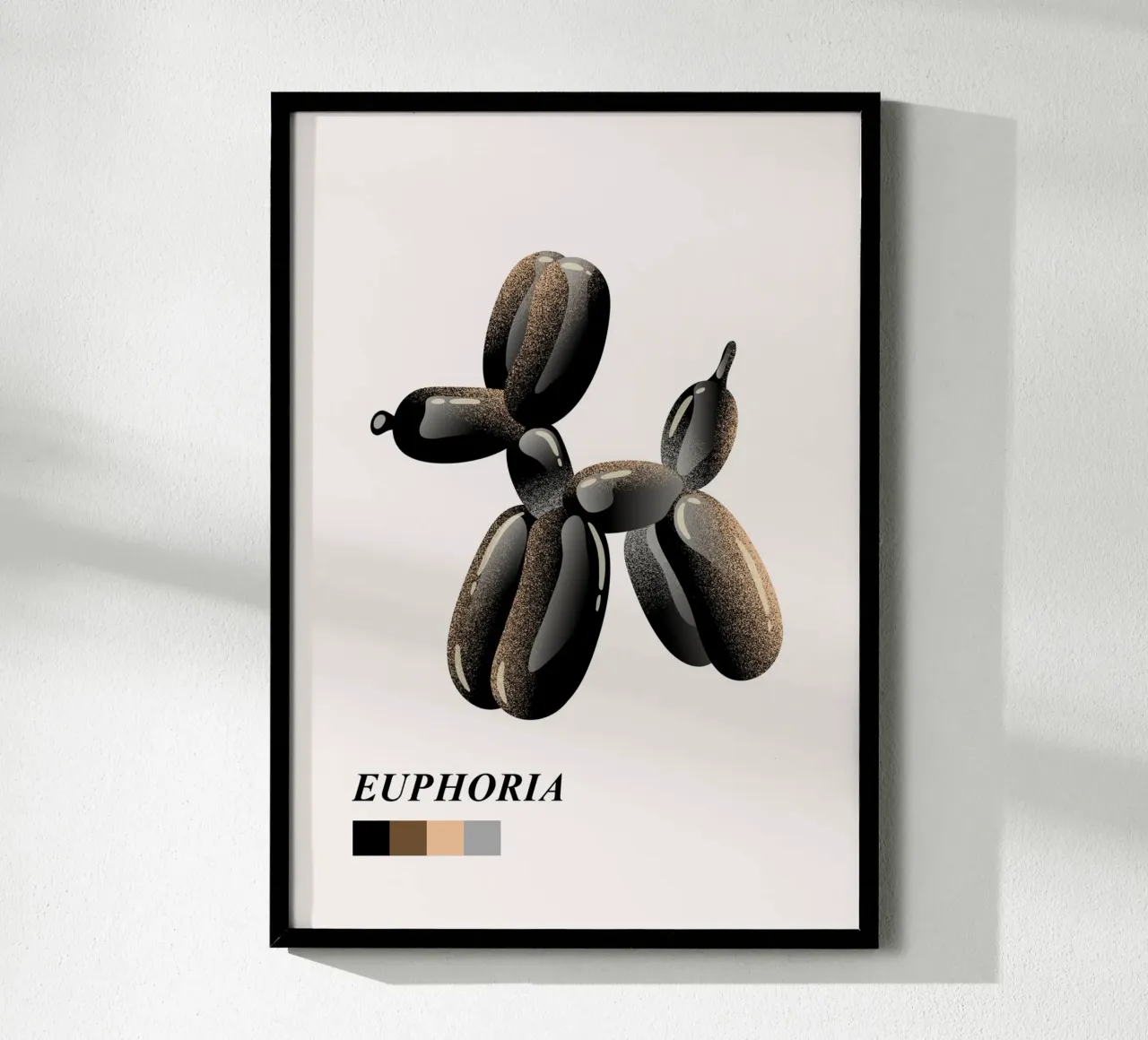 Cane con palloncino "Euphoria" - Stampa pop art moderna carta hahnemühle da NorwesClub