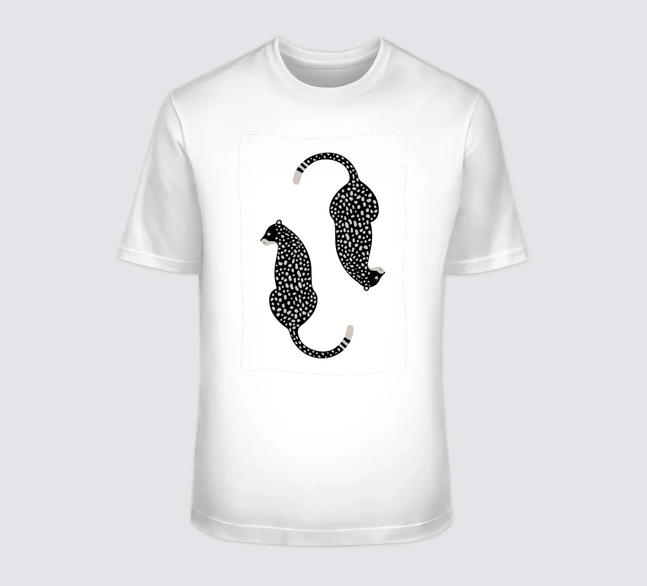 Leopardi maculati astratti - Stampa animale boho minimalista t-shirt da NorwesClub