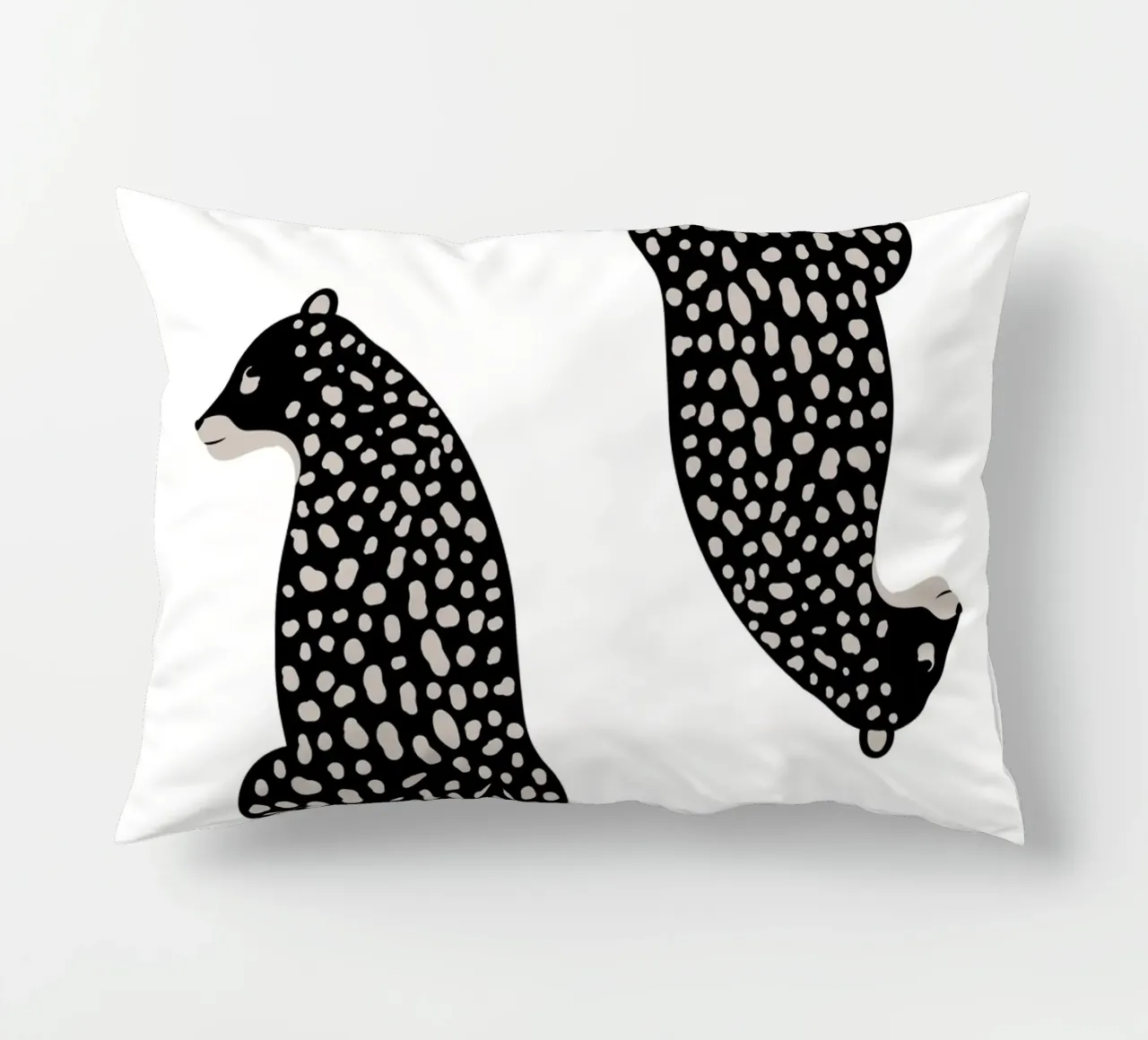 Leopardi maculati astratti - Stampa animale boho minimalista cuscino da NorwesClub