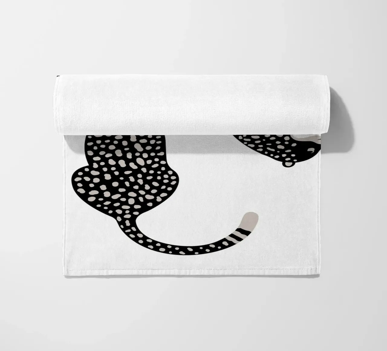 Leopardi maculati astratti - Stampa animale boho minimalista telo mare da NorwesClub