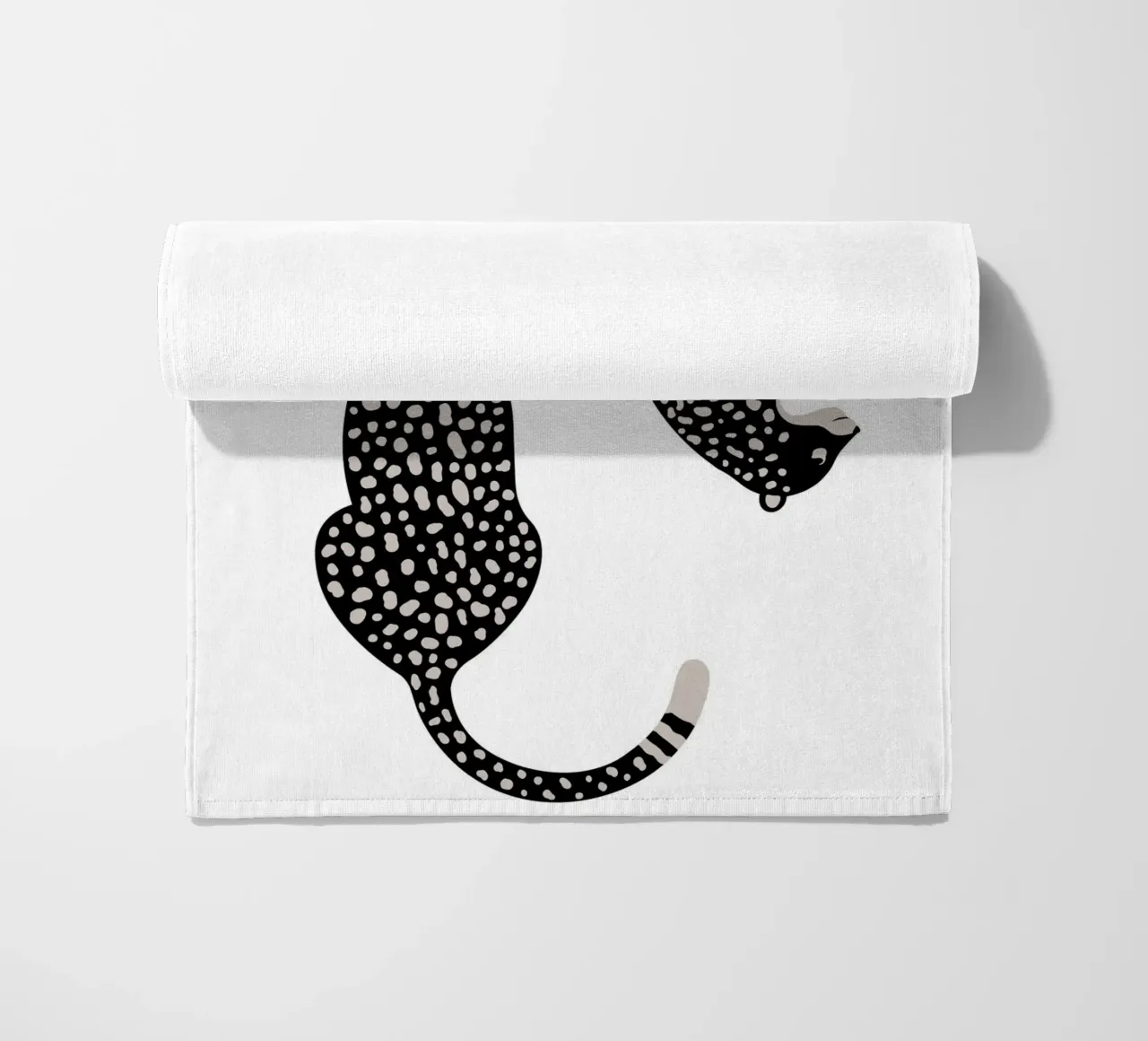 Leopardi maculati astratti - Stampa animale boho minimalista telo mare da NorwesClub