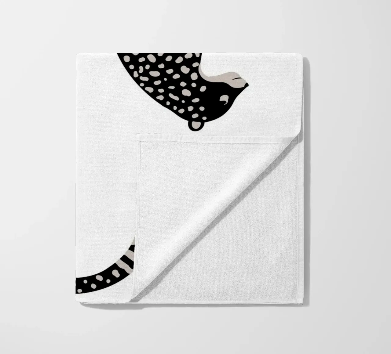 Leopardi maculati astratti - Stampa animale boho minimalista telo mare da NorwesClub