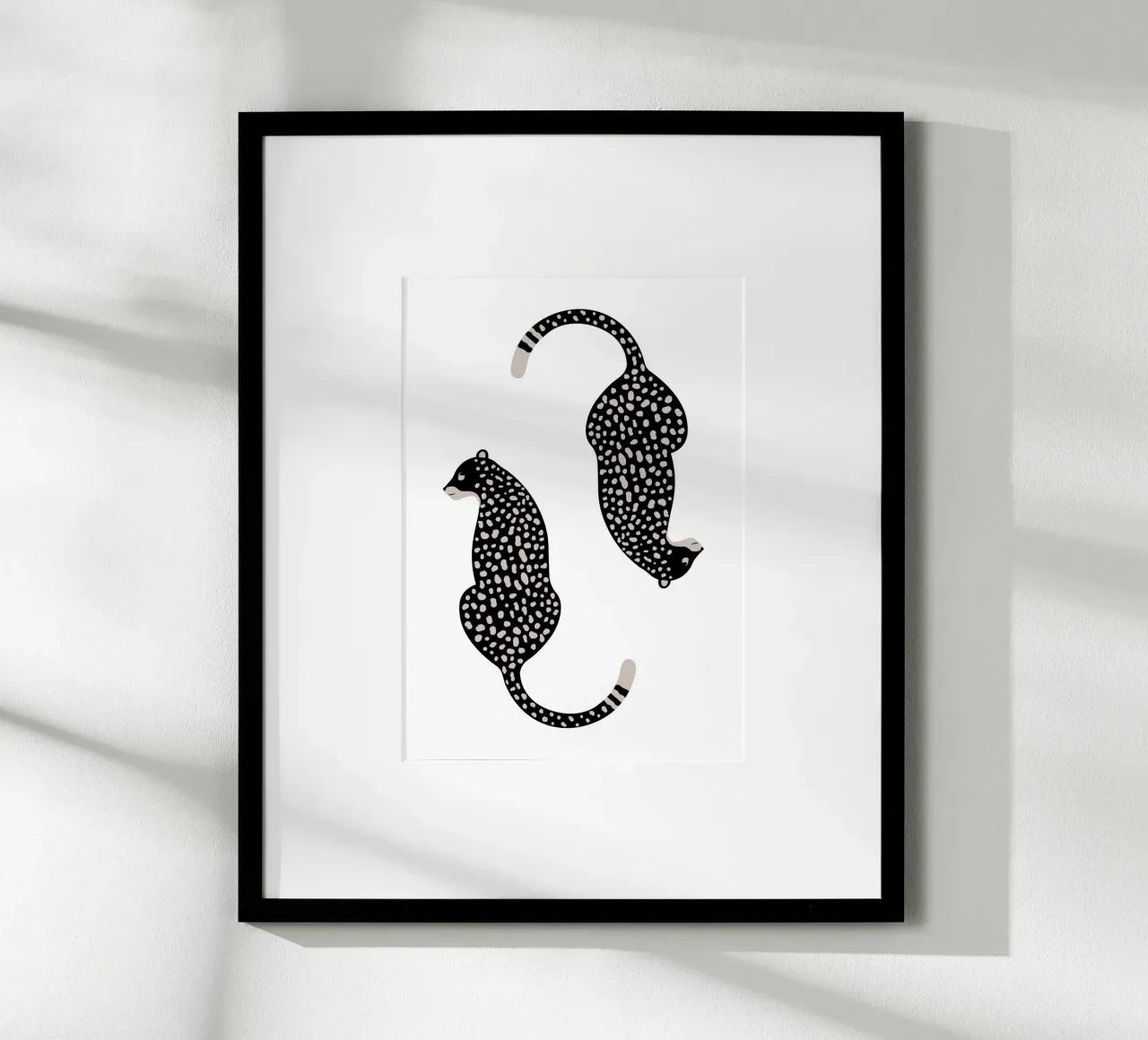 Leopardi maculati astratti - Stampa animale boho minimalista carta hahnemühle da NorwesClub