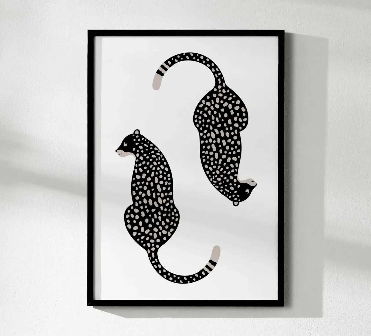 Leopardi maculati astratti - Stampa animale boho minimalista carta hahnemühle da NorwesClub
