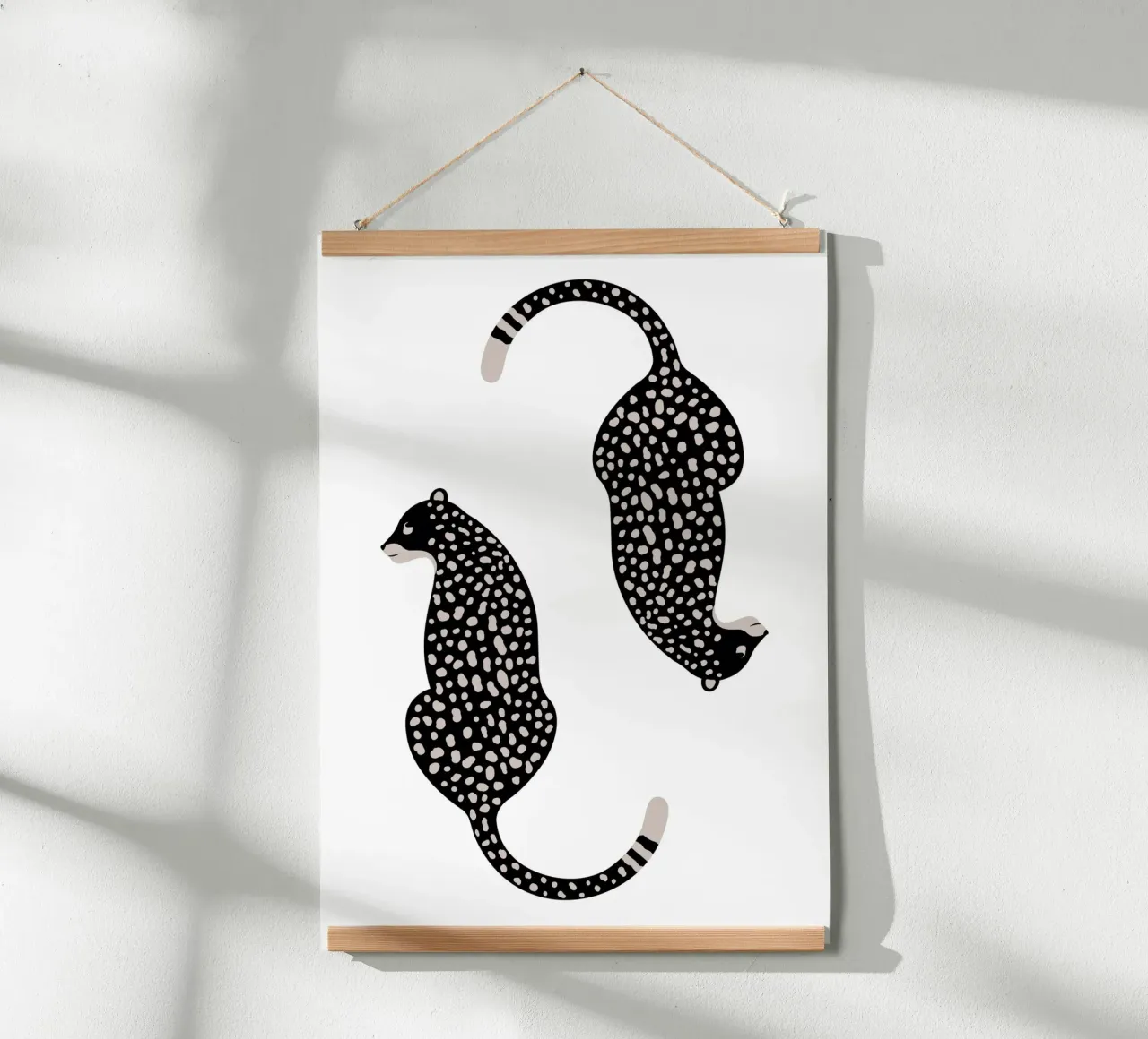 Leopardi maculati astratti - Stampa animale boho minimalista carta hahnemühle da NorwesClub