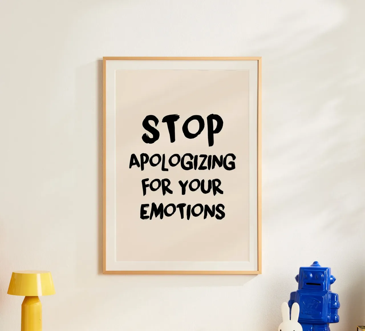 Stop Apologizing - Empowering Emotions Print hahnemühle by NorwesClub