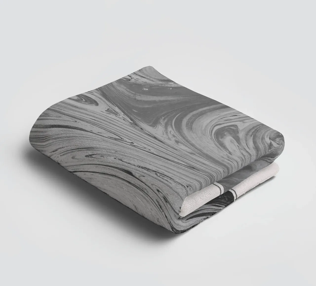 Intuition - 1970s Marble Swirl Abstract Print towel by NorwesClub