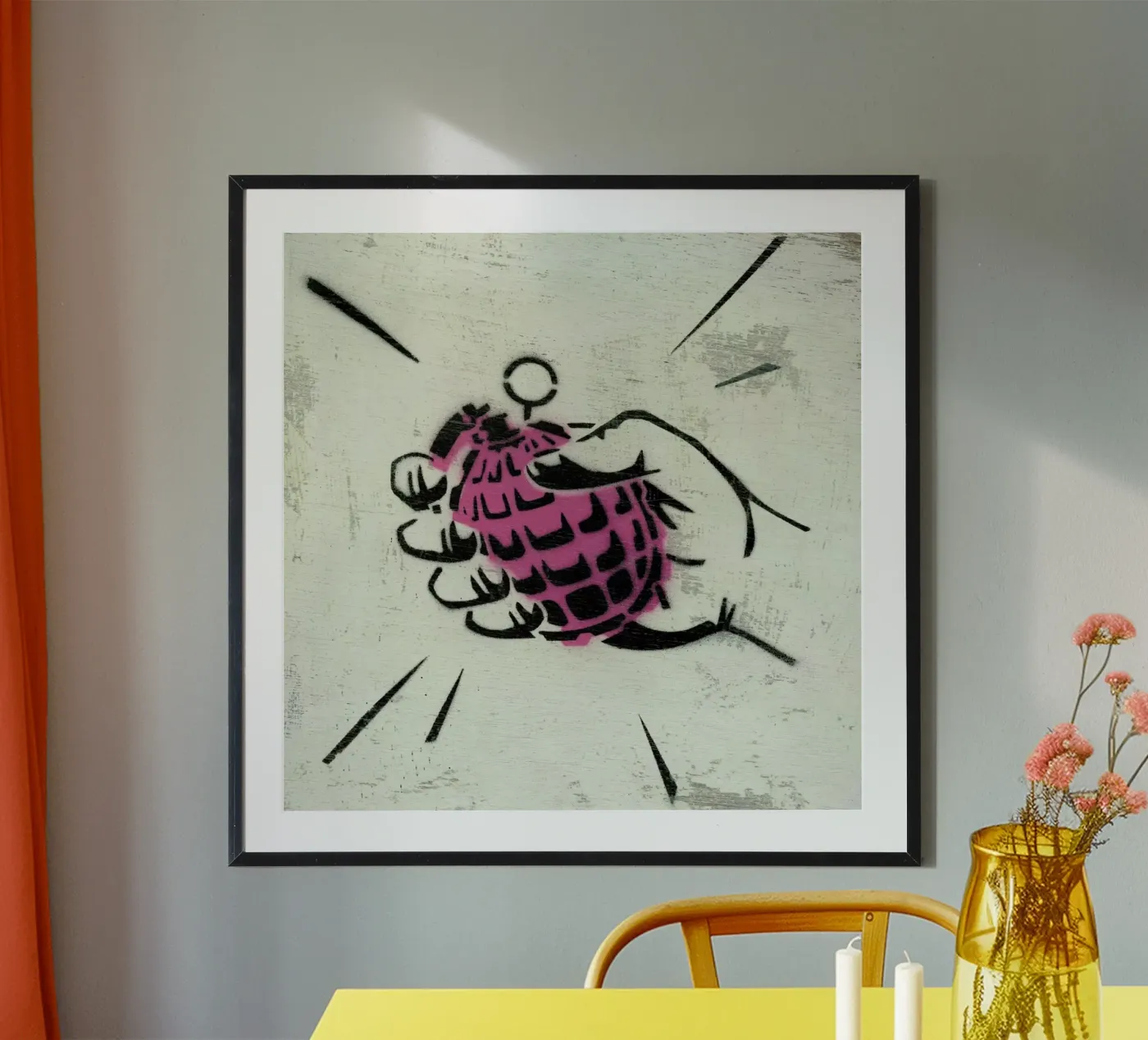 Hand Grenade poster da Andy Bridge