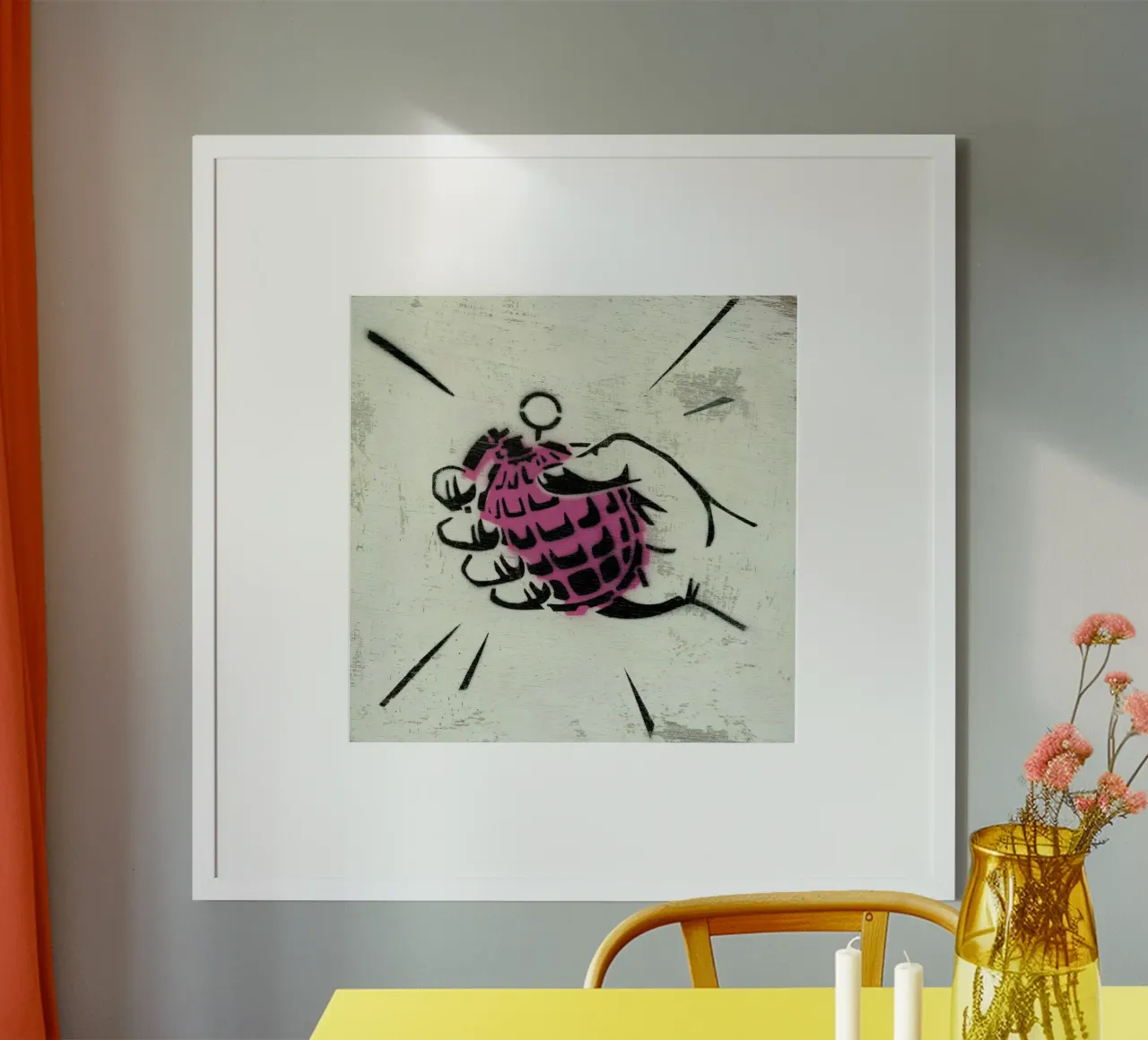 Hand Grenade poster da Andy Bridge