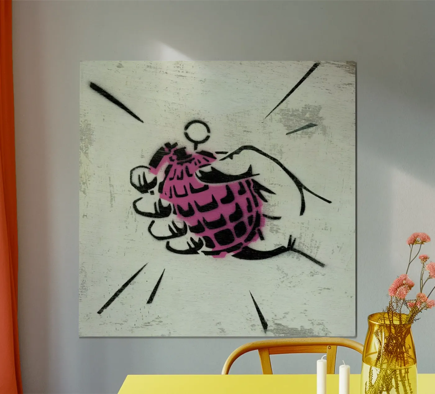 Hand Grenade poster da Andy Bridge