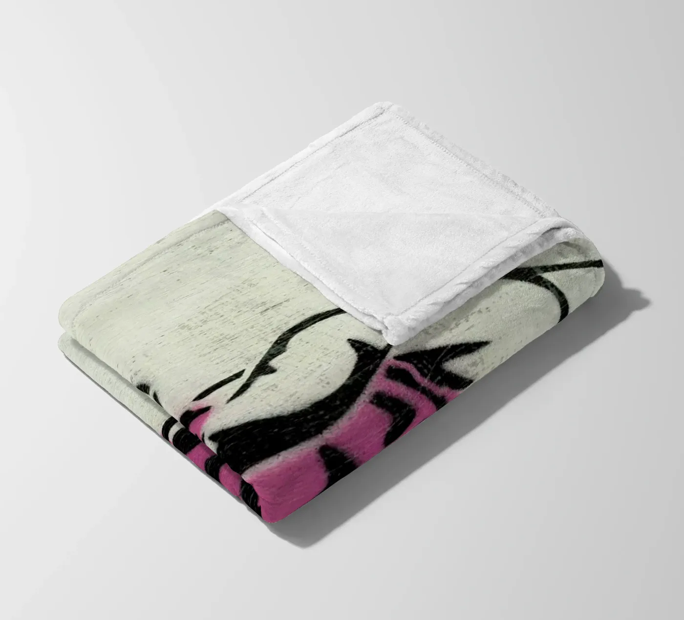 Hand Grenade fleece blanket by Andy Bridge