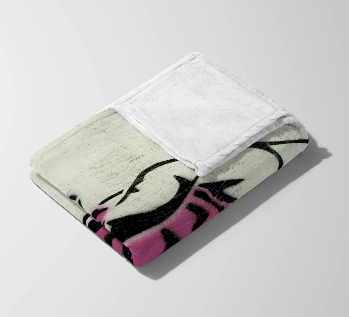 Hand Grenade fleece blanket by Andy Bridge