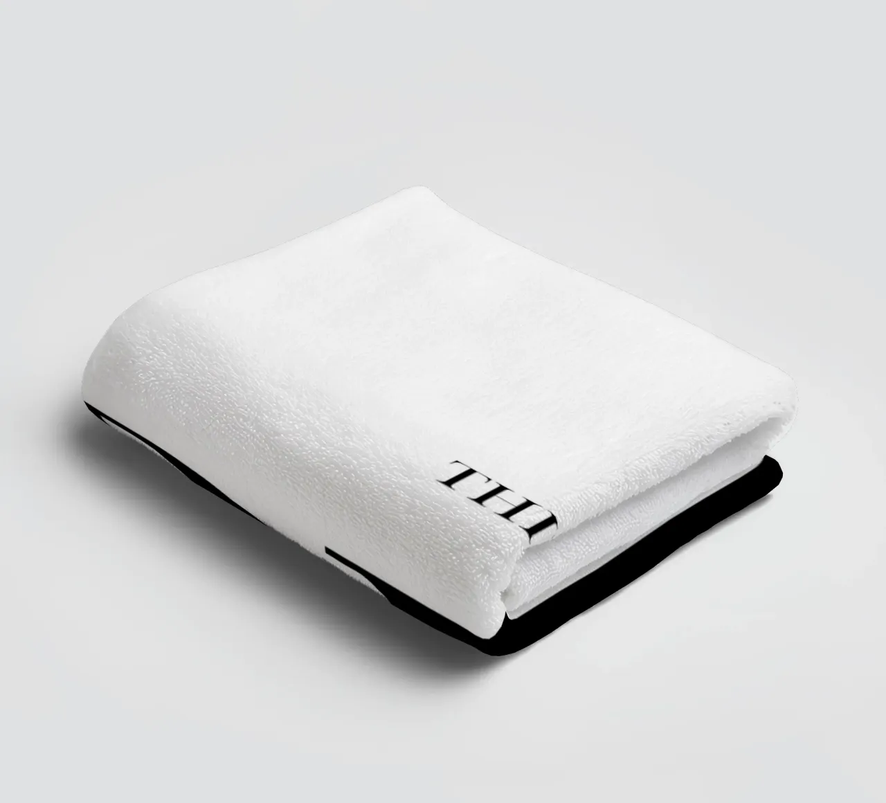 "THINK BIG" - Bold Minimalist Typography Print towel by NorwesClub