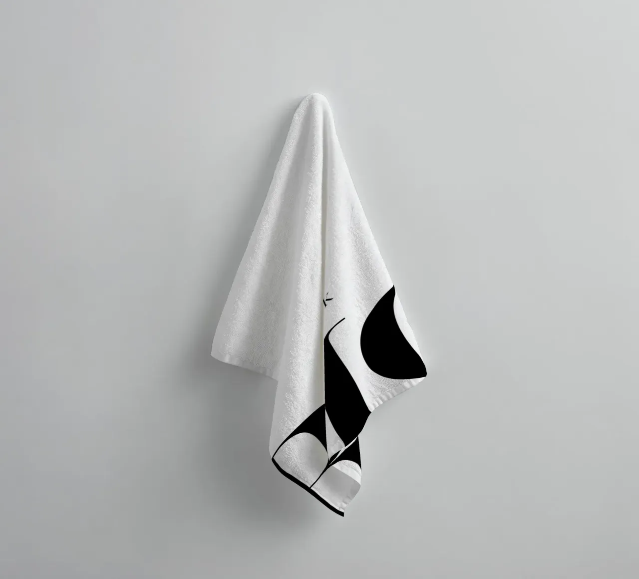 "THINK BIG" - Bold Minimalist Typography Print towel by NorwesClub