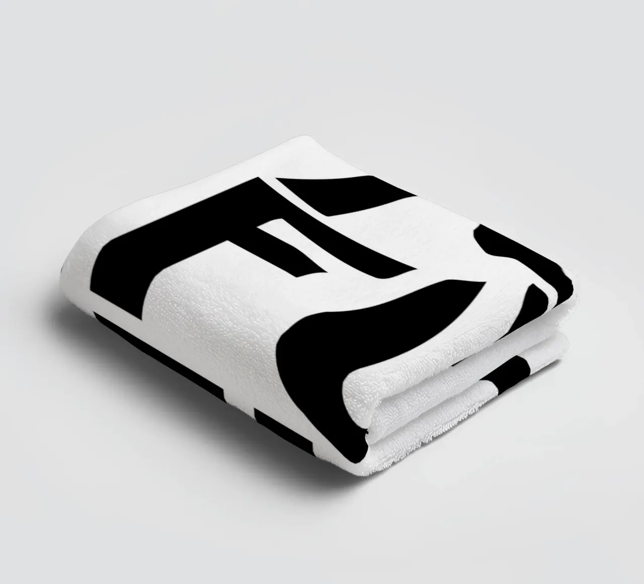 "FUN FUN FUN" - Abstract Typographic Distortion Print towel by NorwesClub