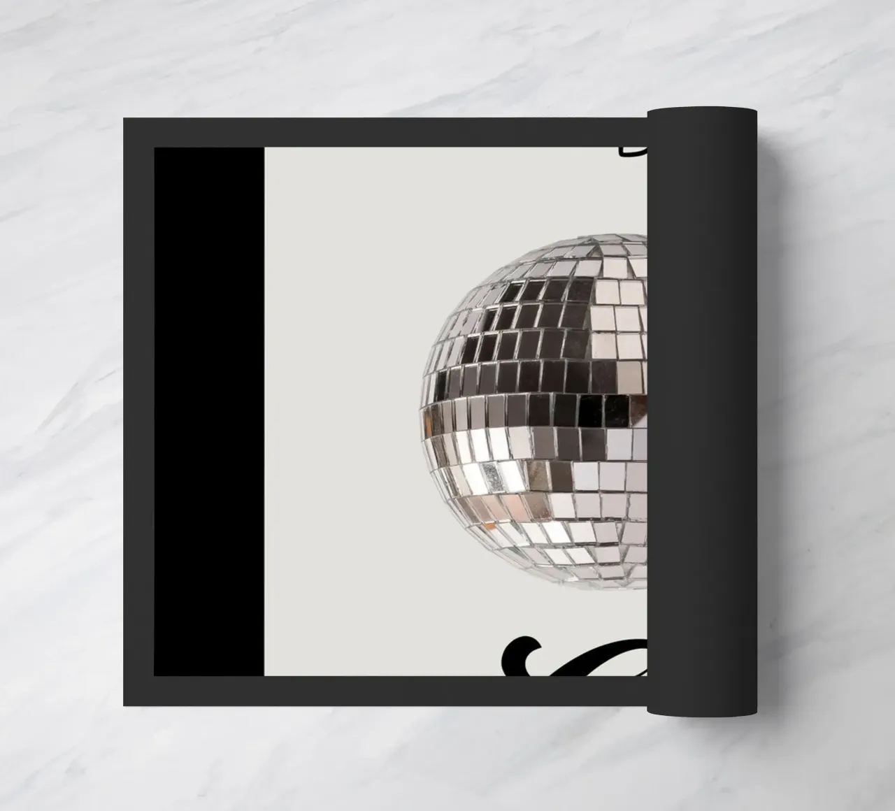 Cartello per il bagno con palla da discoteca "Please Don't Do Coke" (Per favore, non fare uso di Coca-Cola) zerbino da NorwesClub