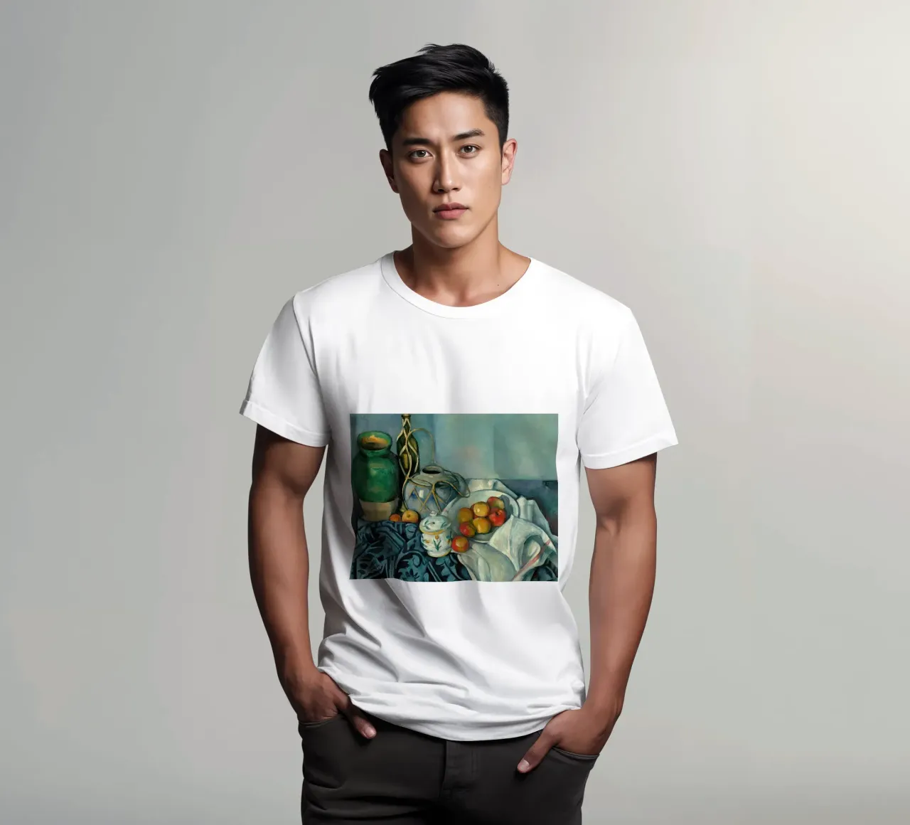 Paul Cezanne Frutta in tavola t-shirt da WESHH STORE