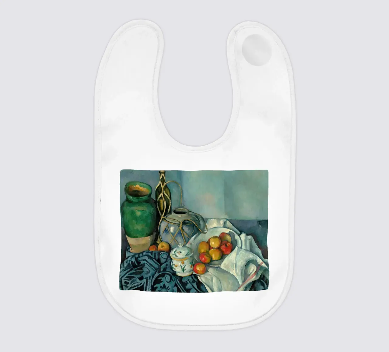 Paul Cezanne Frutta in tavola bavaglino da WESHH STORE