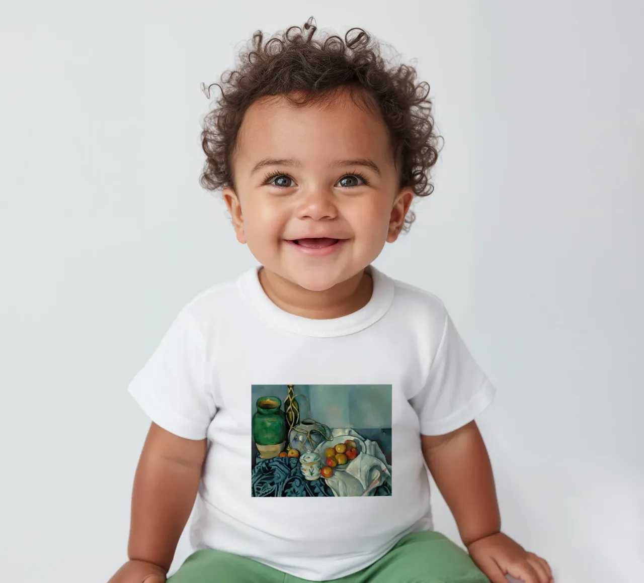 Paul Cezanne Frutta in tavola maglietta neonato da WESHH STORE
