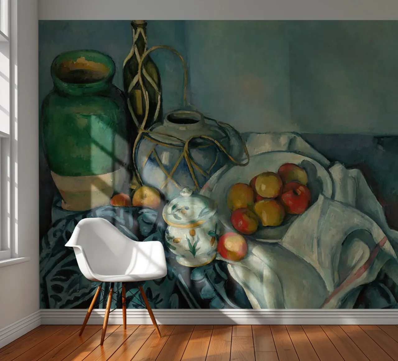 Paul Cezanne Fruit On The Table photo wallpaper by WESHH STORE