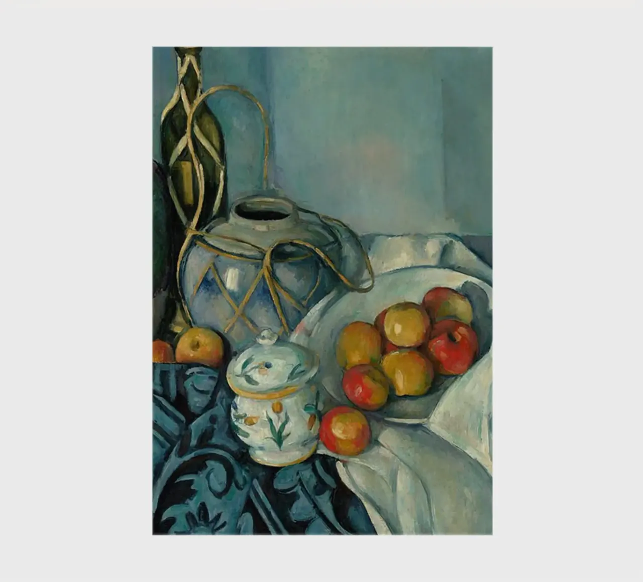 Paul Cezanne Fruit On The Table notebook by WESHH STORE