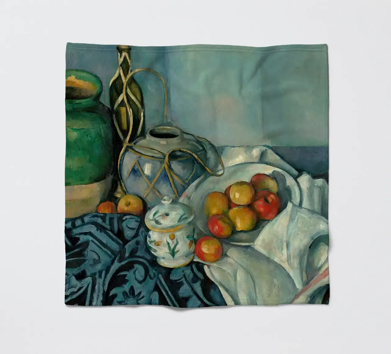 Paul Cezanne Frutta in tavola coperta in pile da WESHH STORE