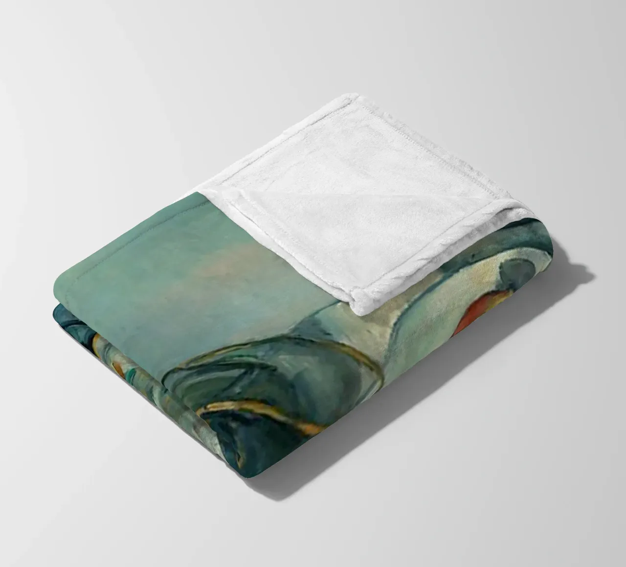 Paul Cezanne Frutta in tavola coperta in pile da WESHH STORE