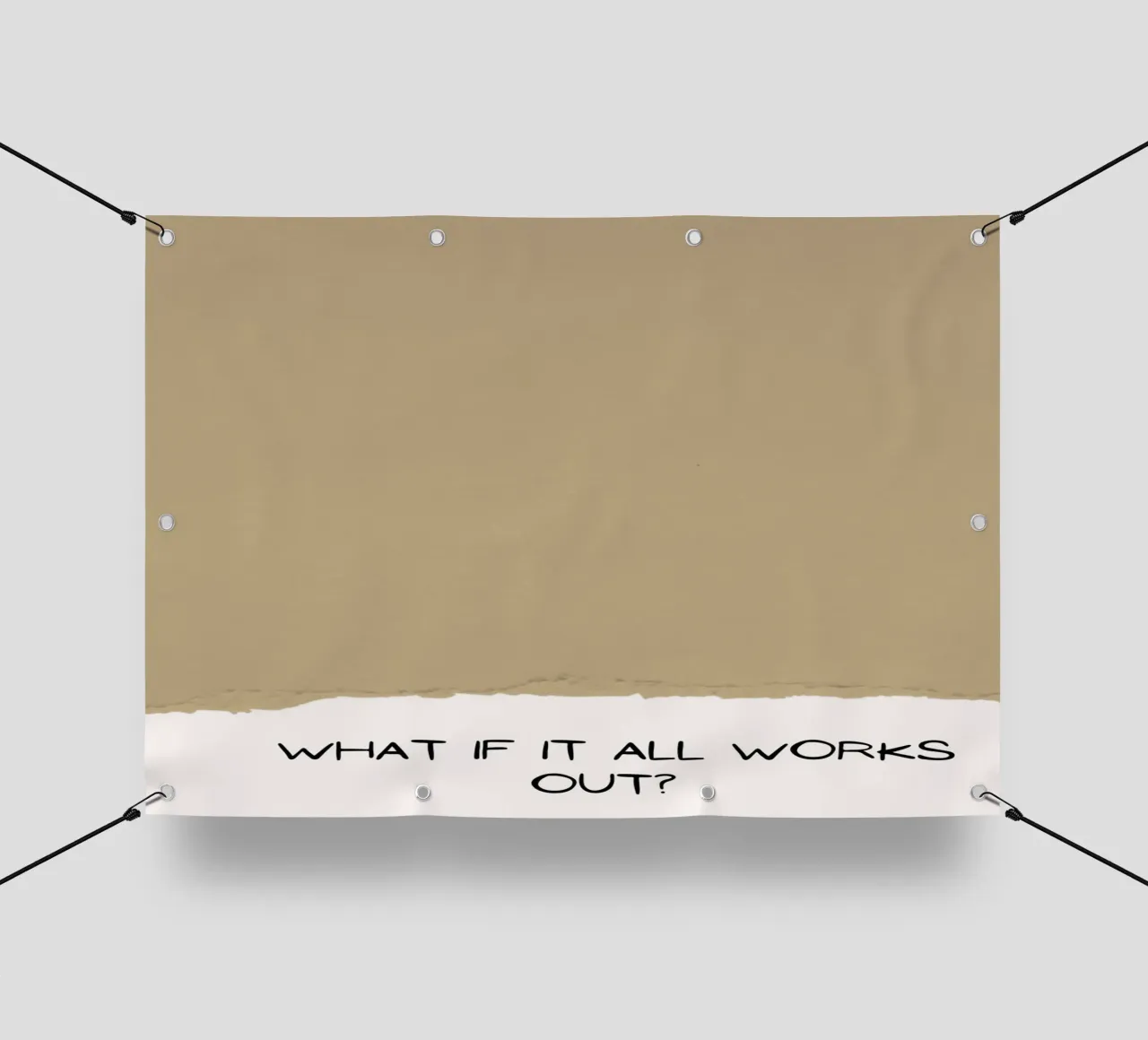 What If It All Works Out? - Optimistic Textured Print pvc cover by NorwesClub
