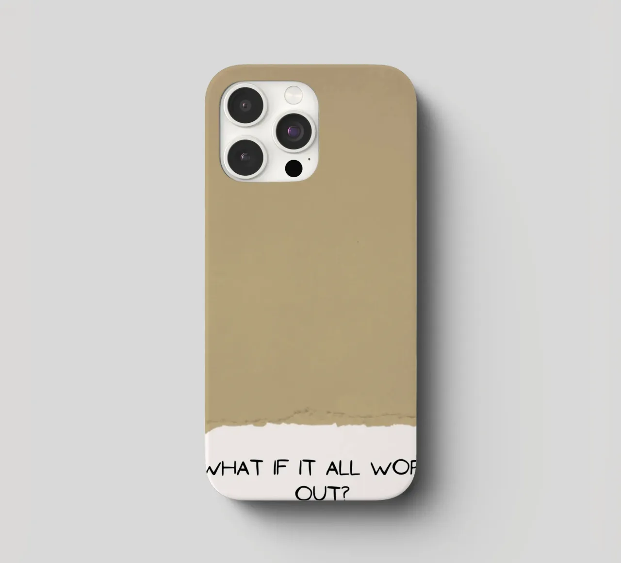 What If It All Works Out? - Optimistic Textured Print iphone case by NorwesClub