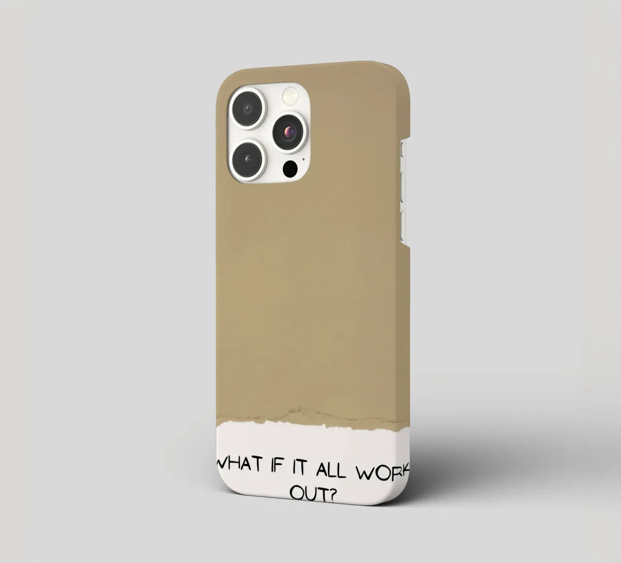What If It All Works Out? - Optimistic Textured Print iphone case by NorwesClub