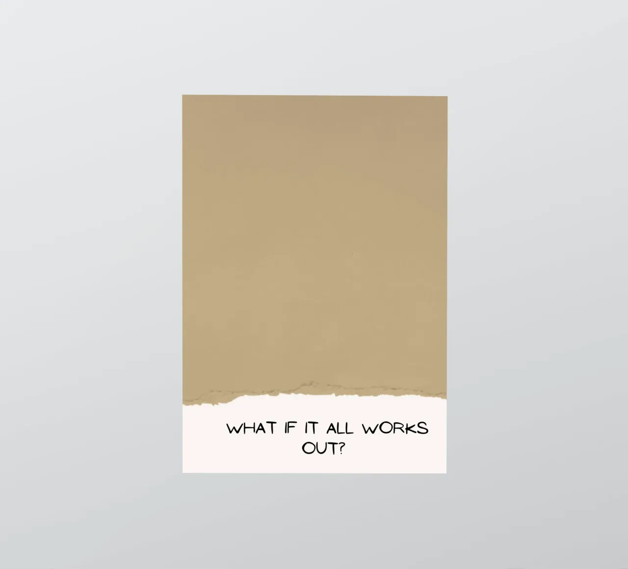 What If It All Works Out? - Optimistic Textured Print sticker by NorwesClub
