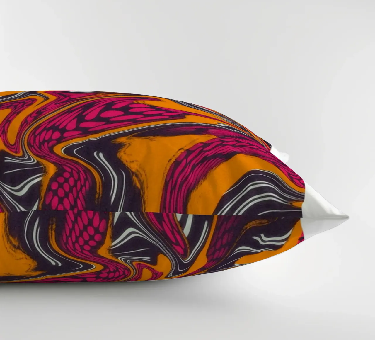 Scorpio Abstract - Psychedelic Zodiac Art Print decorative cushion by NorwesClub